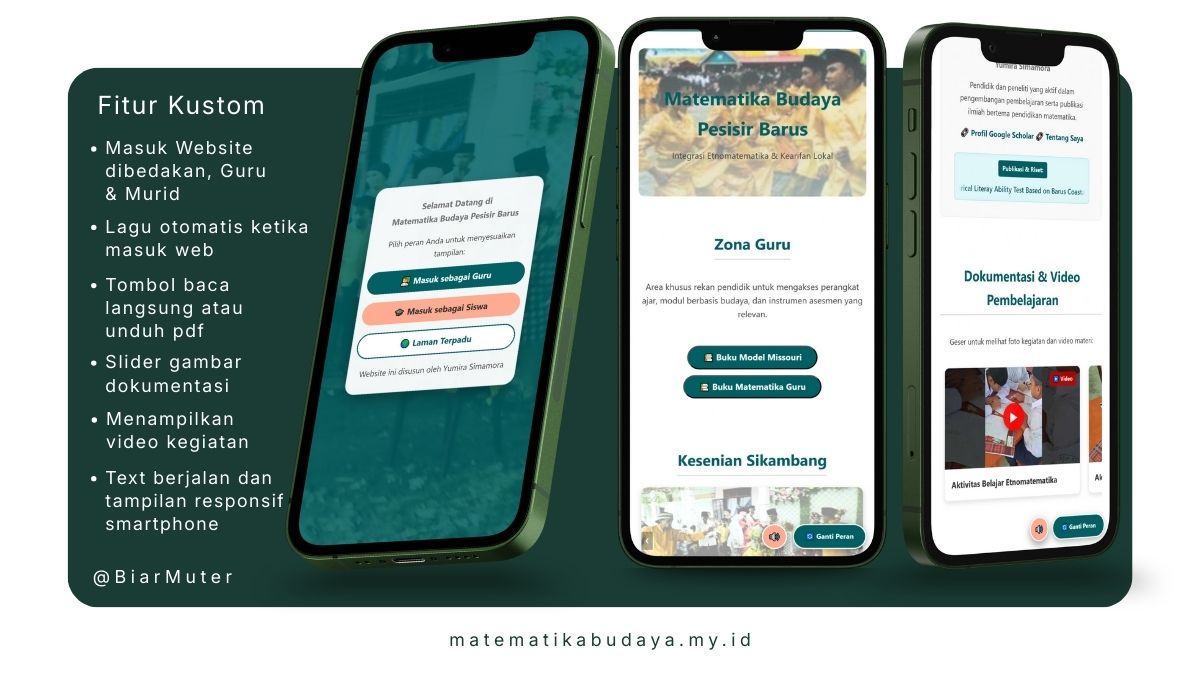 Contoh Website Media Belajar Pendukung Disertasi Dosen